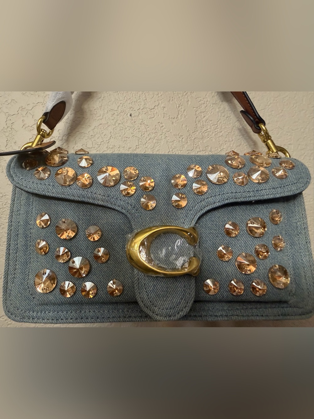 Tote bag in Brown with Tan Interior
